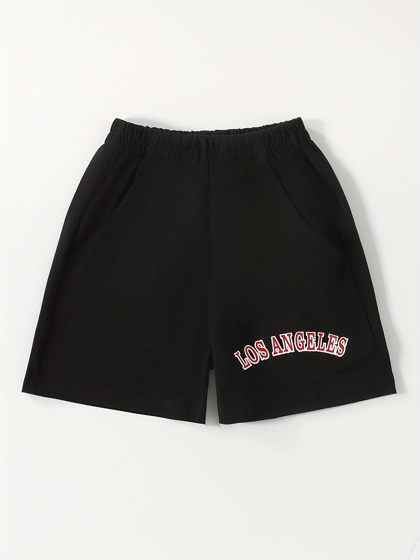 Toddler Boys Letter LOS ANGELES Graphic Shorts
