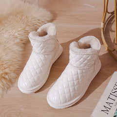Women's Winter Waterproof Snow Boots Non slip Warm Short Boots