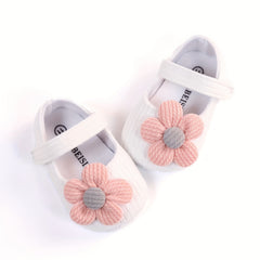 Baby Toddler Shoes Sun Flower Princess Cotton Cloth Step Front Shoes