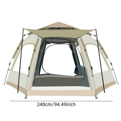 Large Space Waterproof Camping Tent Portable Fully Automatic