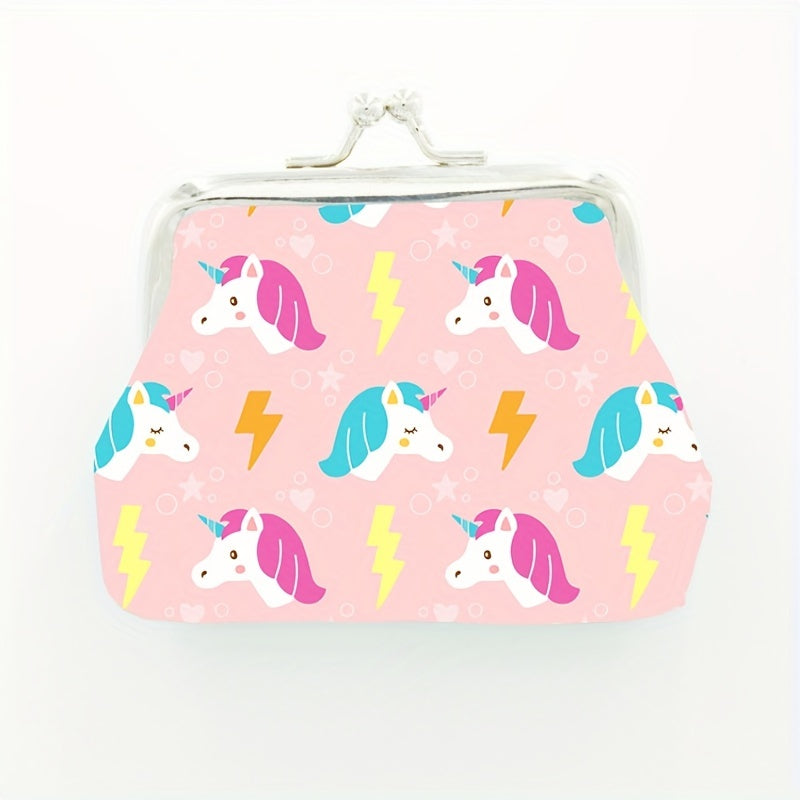Cartoon Unicorn Coin Purse Wallet for Girls