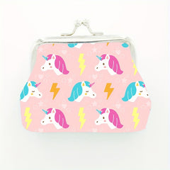 Cartoon Unicorn Coin Purse Wallet for Girls