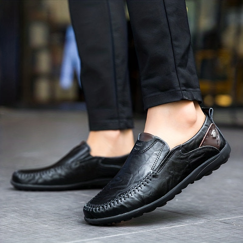 Men's Casual Slip On Loafers Outdoor Walking Shoes