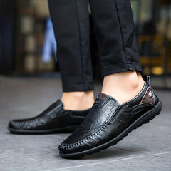 Men's Casual Slip On Loafers Outdoor Walking Shoes