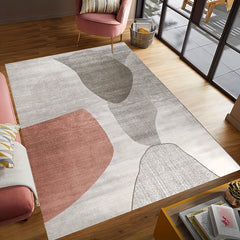 Fluffy Faux Wool Area Rug Non-slip Large Carpet for Living Room Bedroom