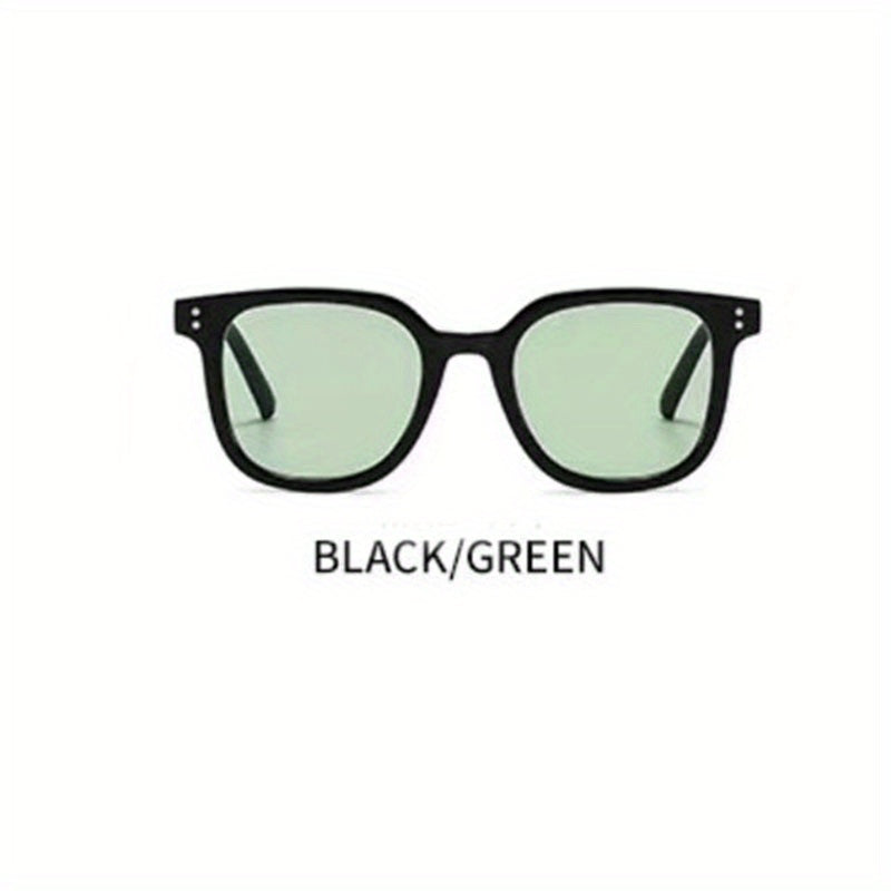 Street Style Men's Sunglasses Orange Pink Green Tea Gray