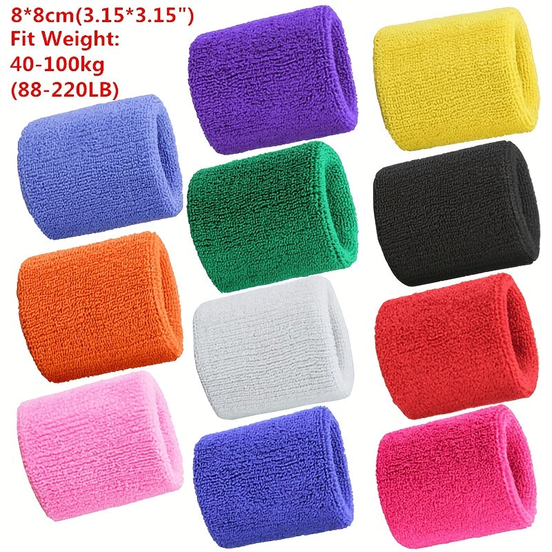 Tower Cotton Wristband Sports Protector Sweatband Gym Wrist Guard