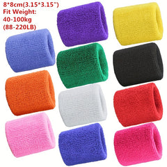 Tower Cotton Wristband Sports Protector Sweatband Gym Wrist Guard