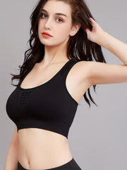 Racerback Wireless Sports Bra Yoga Tank Bra