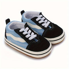 Baby Boys Canvas Sneakers Lightweight Non Slip Shoes