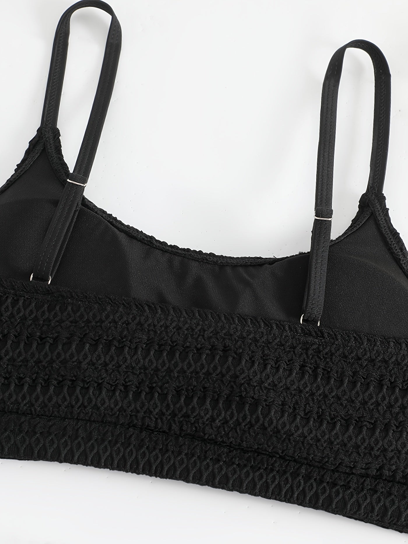 Textured Bikini Set with Tummy Control