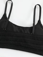 Textured Bikini Set with Tummy Control