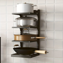 Adjustable Pot Lid Rack Cookware Holders Organizer