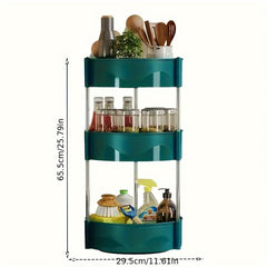 Kitchen Storage Rack Household Condiment Countertop Rotating Storage Rack