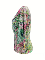 Women's Plus Floral Cardigan & Pants Set