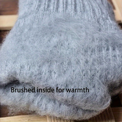 Knitted Winter Touch Screen Gloves Warm Full Finger Stretchy Men Women