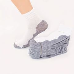 Teenager's Block Ankle Socks Breathable Cotton Blend Casual Style