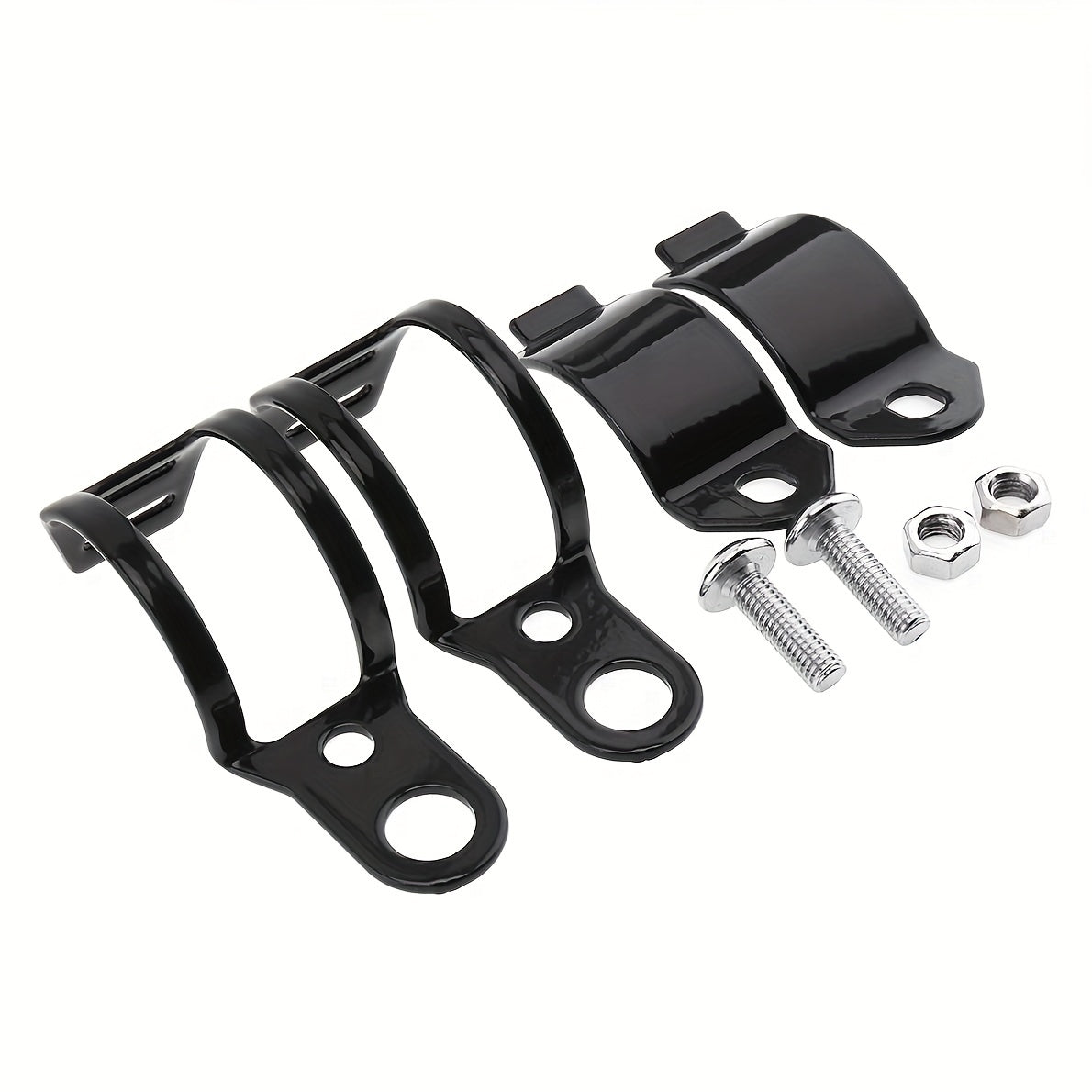 2pcs Motorcycle Turn Signal Bracket Flasher Indicators Holder Fork Mount Clamp