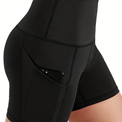Women's High Waist Tummy Control Biker Shorts