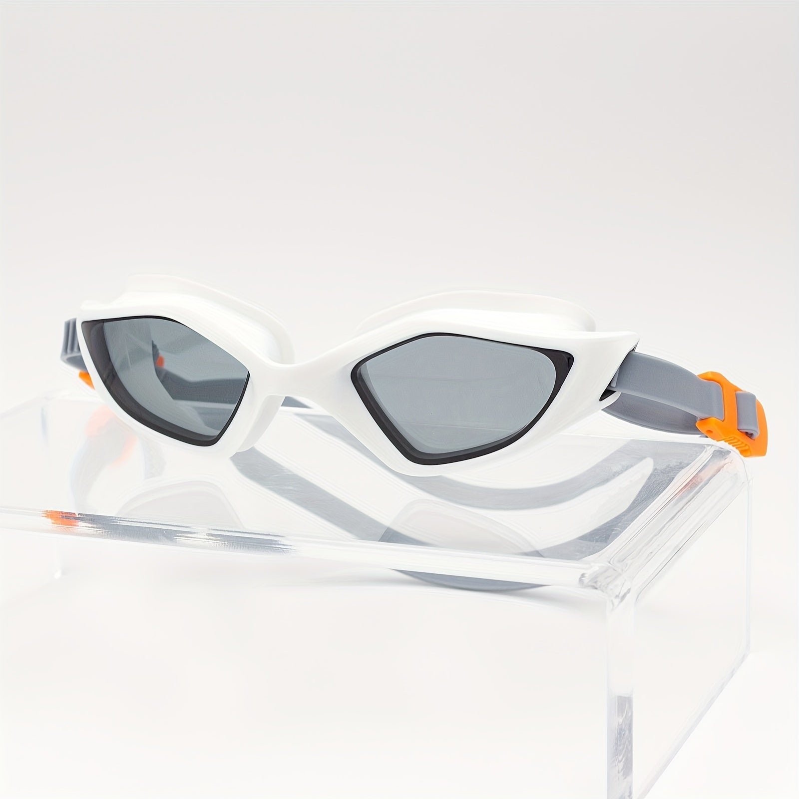 Swimming Goggles Anti Fog UV Protection Wide View Waterproof Glasses