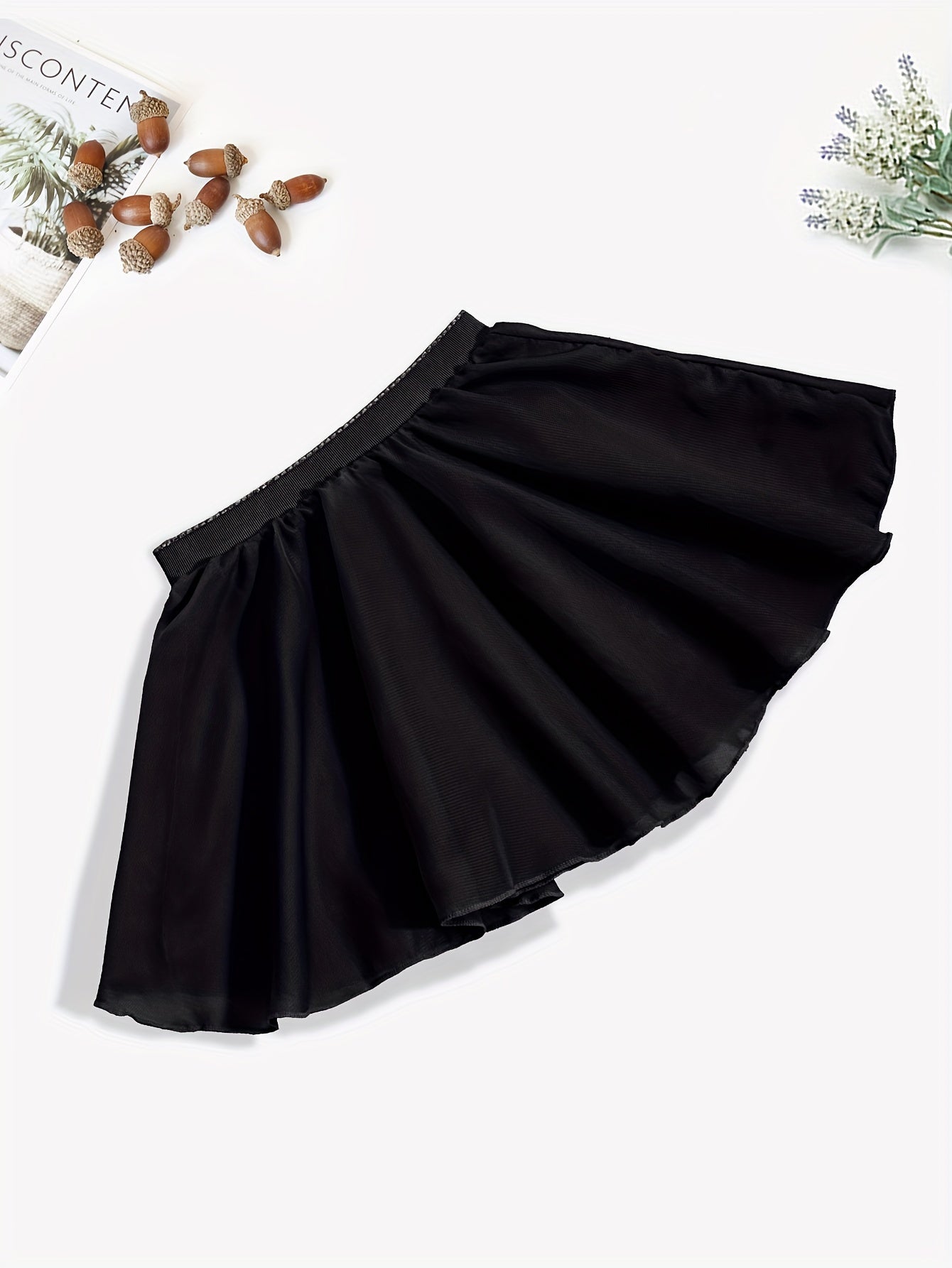 Girls Ballet Mesh Skirt for Performance Party