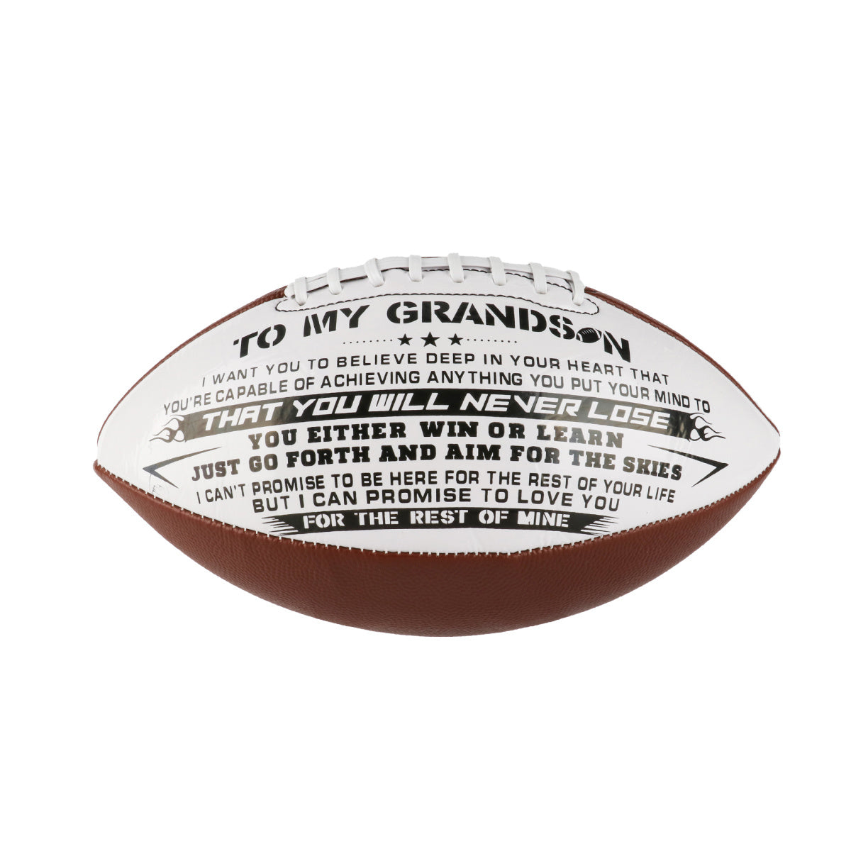MYOKIA Engraved American Football For Training and Play with Pump