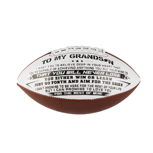 MYOKIA Engraved American Football For Training and Play with Pump