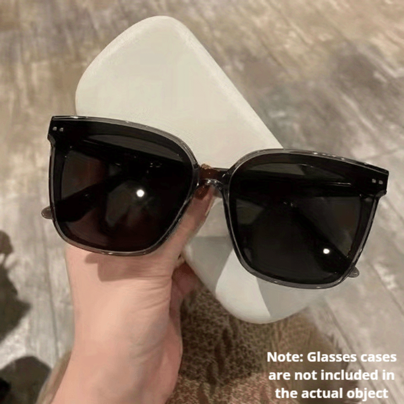 Large Jelly Frame Sunglasses UV400 Anti Light Glasses
