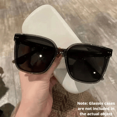 Large Jelly Frame Sunglasses UV400 Anti Light Glasses