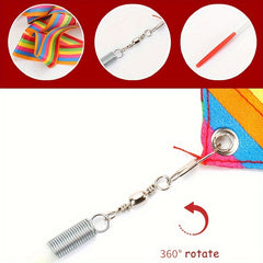 5pcs Gymnastics Ribbons Multicolor Streamers With Wand