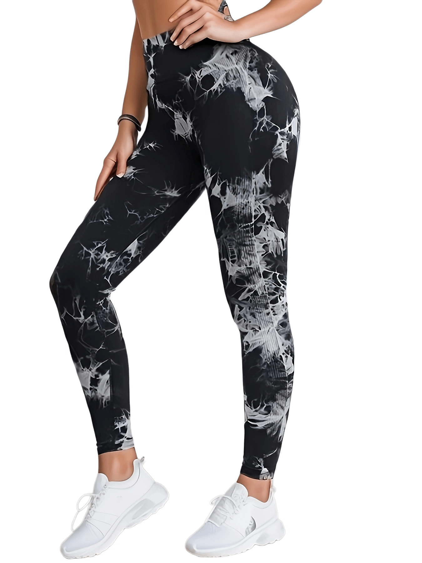 Tie Dye Yoga Workout Pants for Women