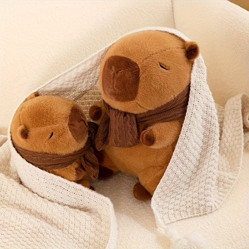 Cute Plush Toy with Scarf - Perfect Birthday Gift for Friends