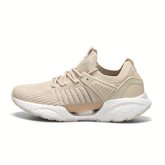 Fall Soft Thick Sole Shock Absorption Woven Sneakers