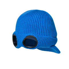 Women's Foldable Ear Protection Baseball Cap Knitted Warm Cold Hat