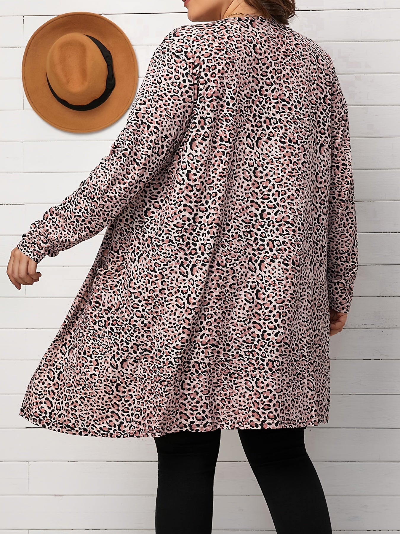 Leopard Print Long Sleeve Cardigan