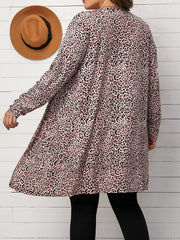 Leopard Print Long Sleeve Cardigan