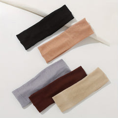 5PCS Casual Headband Sweat Yoga Running Hair Bands Non Slip
