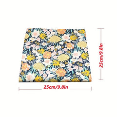 8pcs Multicolor Patchwork Fabric Cotton Sewing Quilting DIY Handcraft Material