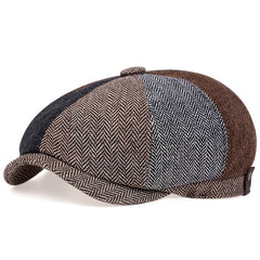 Men's Vintage Herringbone Beret