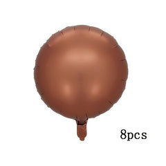 8pcs45 72 Cm Cream Caramel Love Ball Balloons Set