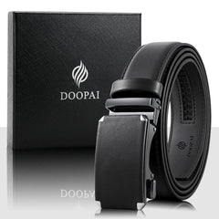 Doopai Men's Ratchet Dress Belt Adjustable 4 Leath