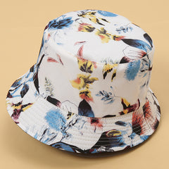 Classic Streetwear Bird Print Windproof Bucket Hat