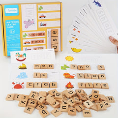 Wooden See And Spell Learning Toy For Kids