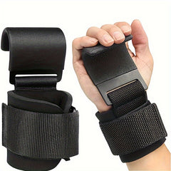 2pcs Wristband Hooks for Fitness Weightlifting Pull Up
