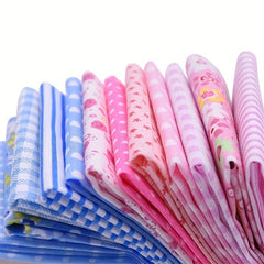 60/100pcs 9x9 Cotton Cloth Set DIY Floral Doll Patchwork Handcraft