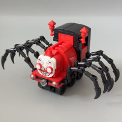 262pcs Red Spider Train Assembly Toy Kids Educational Gift