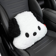 Cartoon Dog Headrest Pillow Neck & Back Support for Car