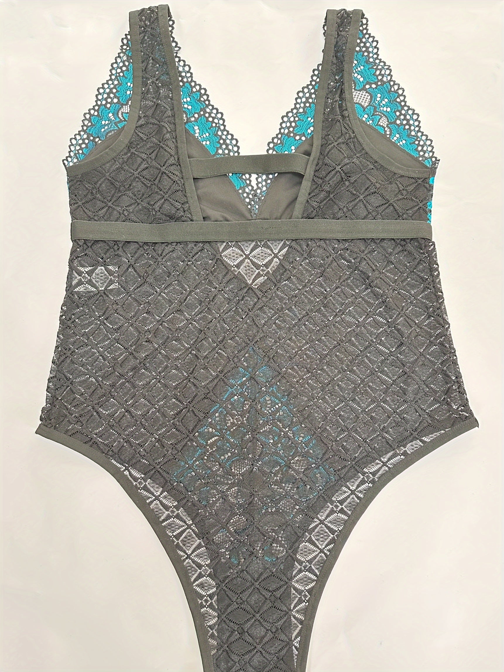 Lace Keyhole Teddy Bodysuit