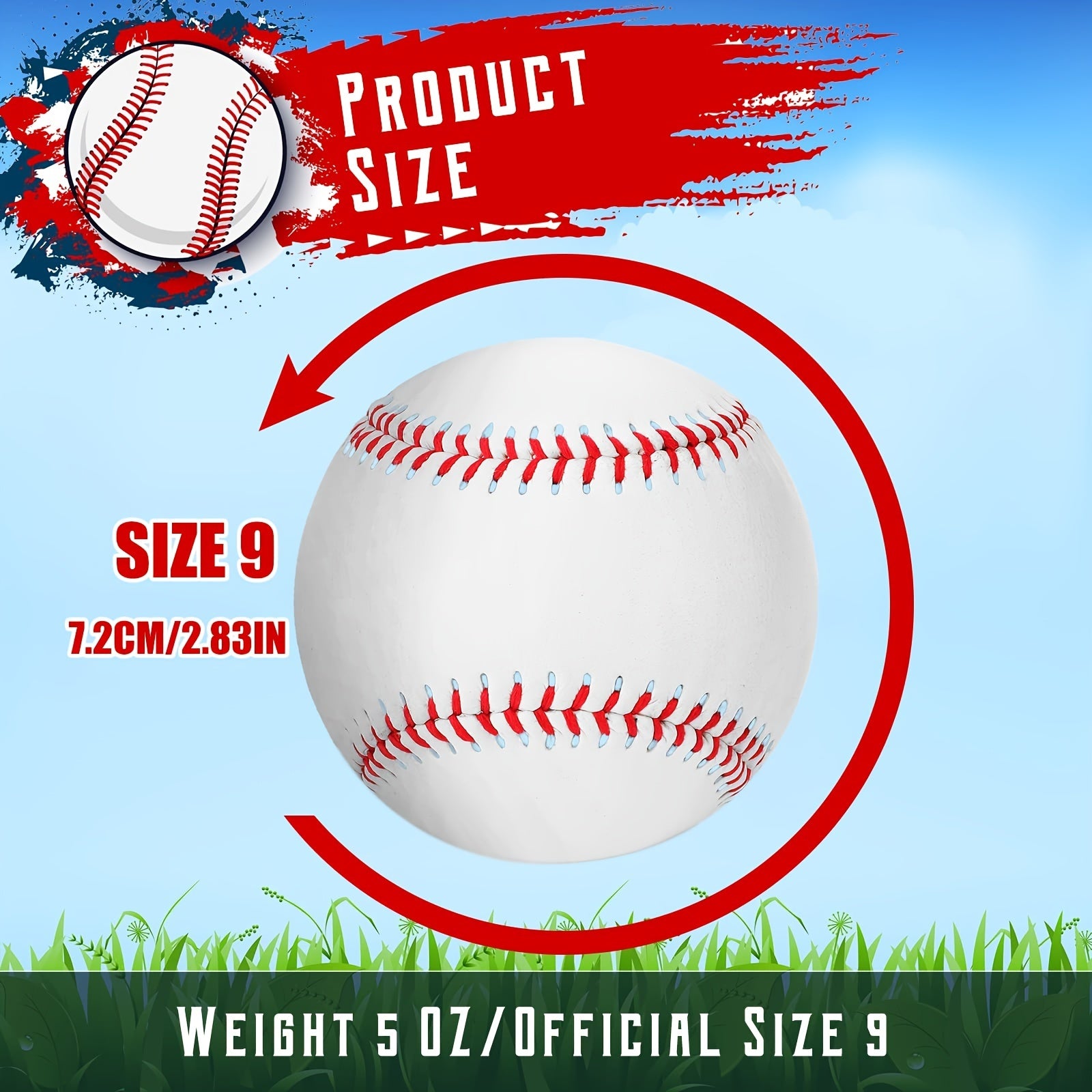 Luminous Baseball Glows In The Dark 9 inch Gift For Fans