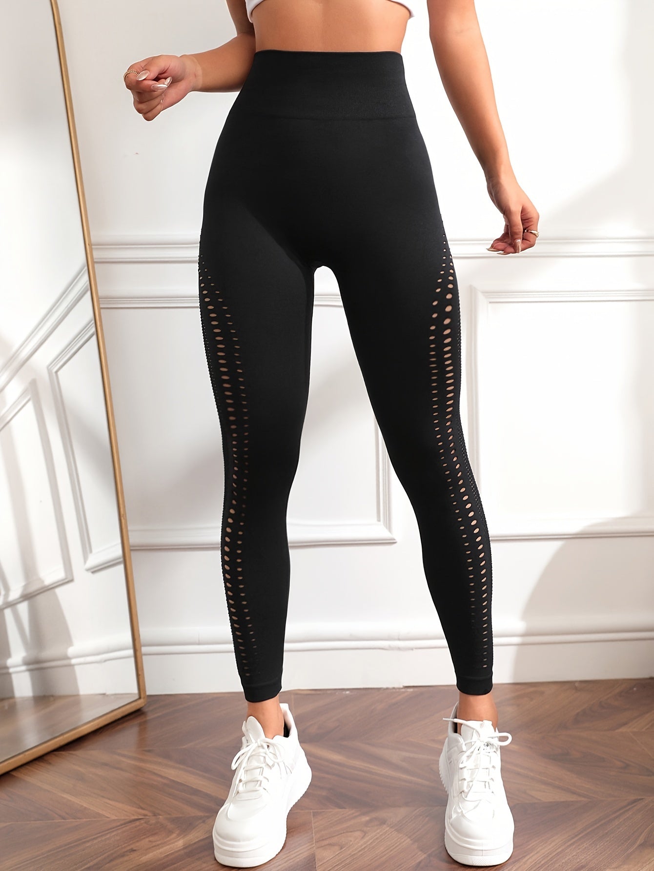 Seamless High Waist Yoga Pants Butt Lifting Leggings